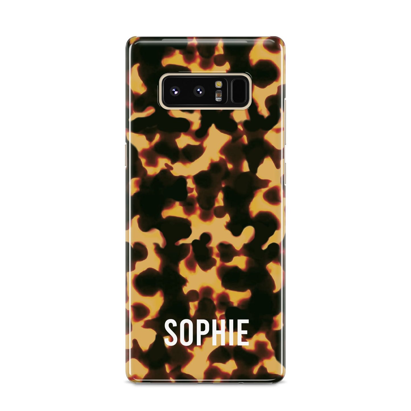 Personalised Tortoise Shell Pattern Samsung Galaxy S8 Case