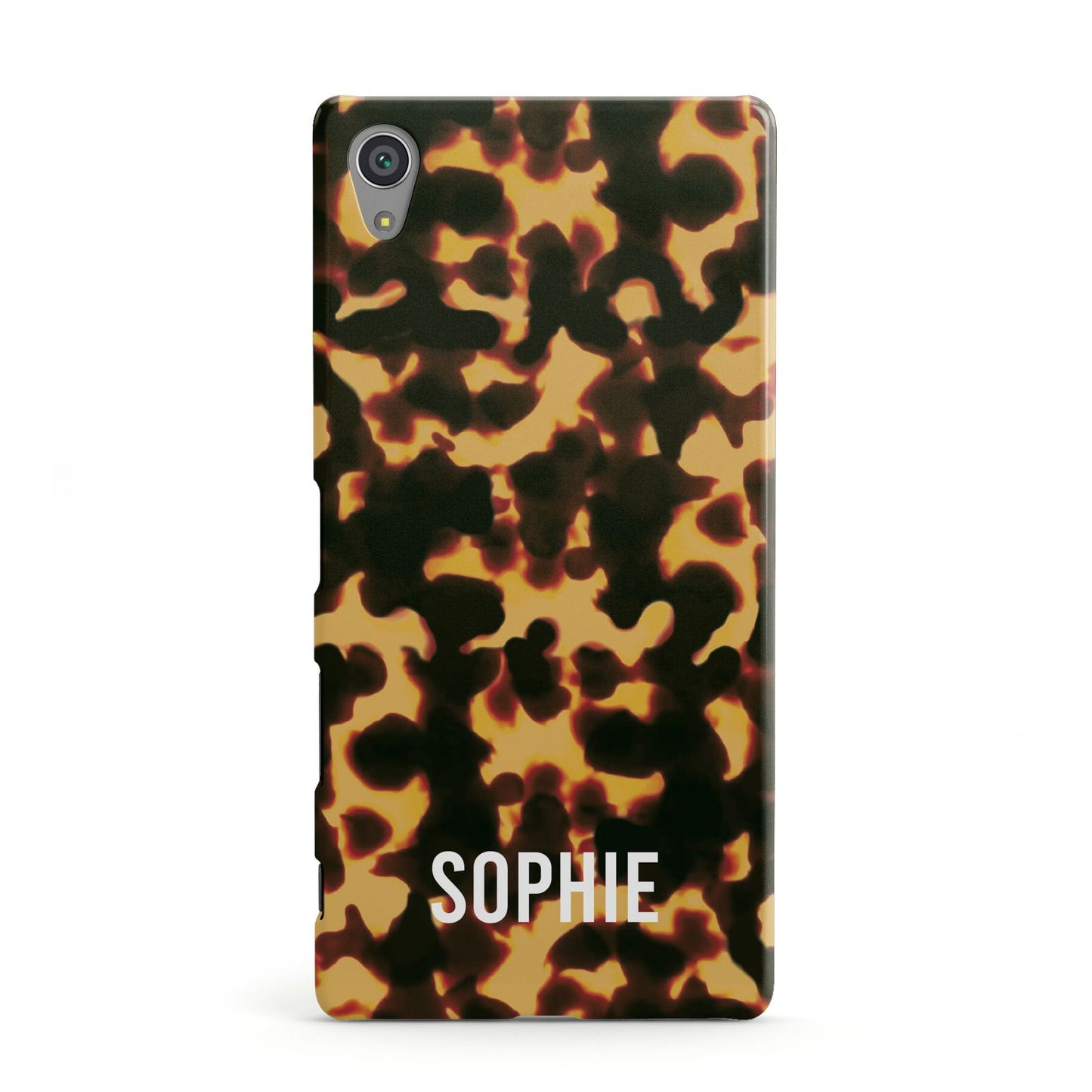 Personalised Tortoise Shell Pattern Sony Xperia Case