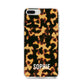 Personalised Tortoise Shell Pattern iPhone 8 Plus Bumper Case on Silver iPhone