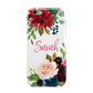 Personalised Transparent Name Roses Apple iPhone 6 3D Tough Case