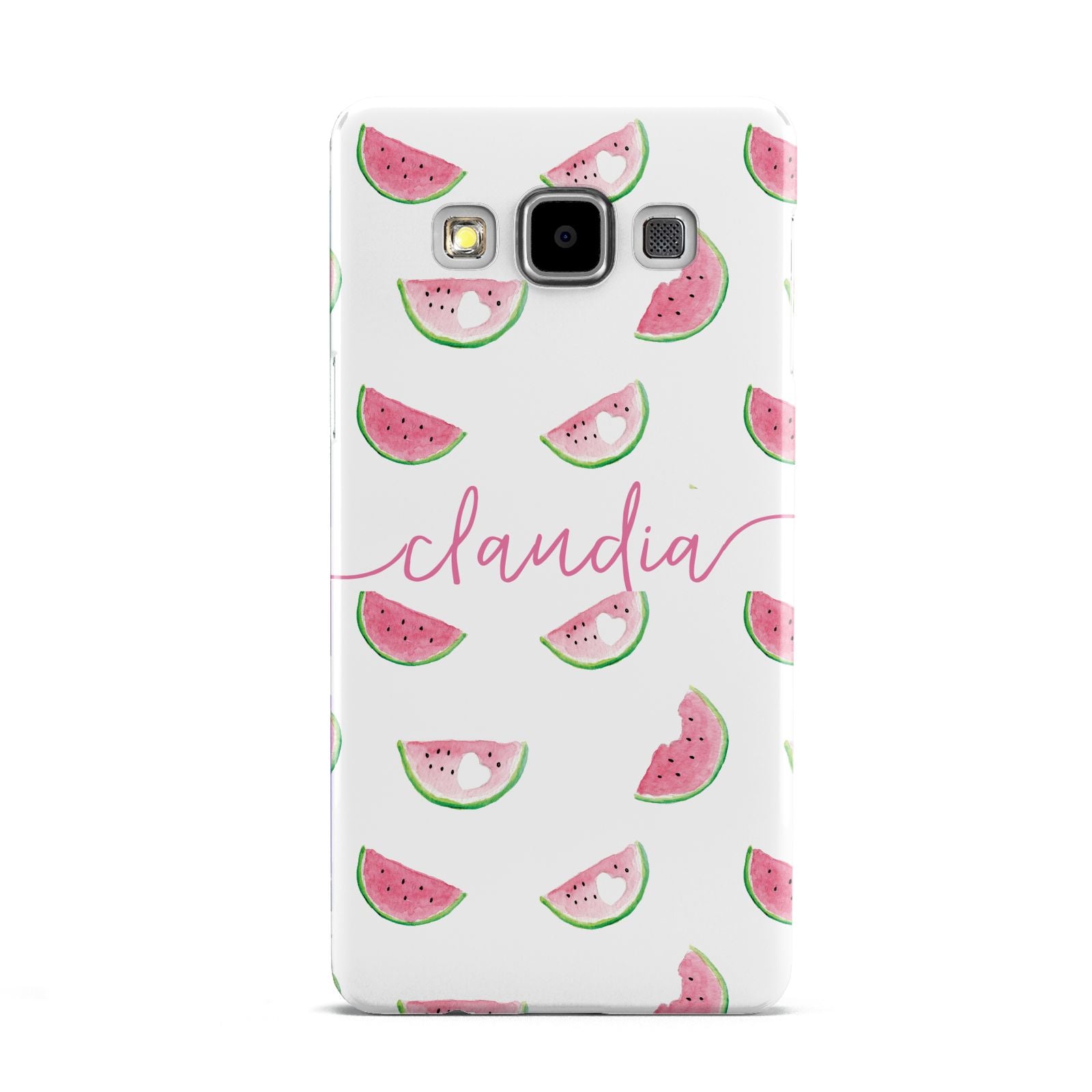 Personalised Transparent Watermelon Samsung Galaxy A5 Case