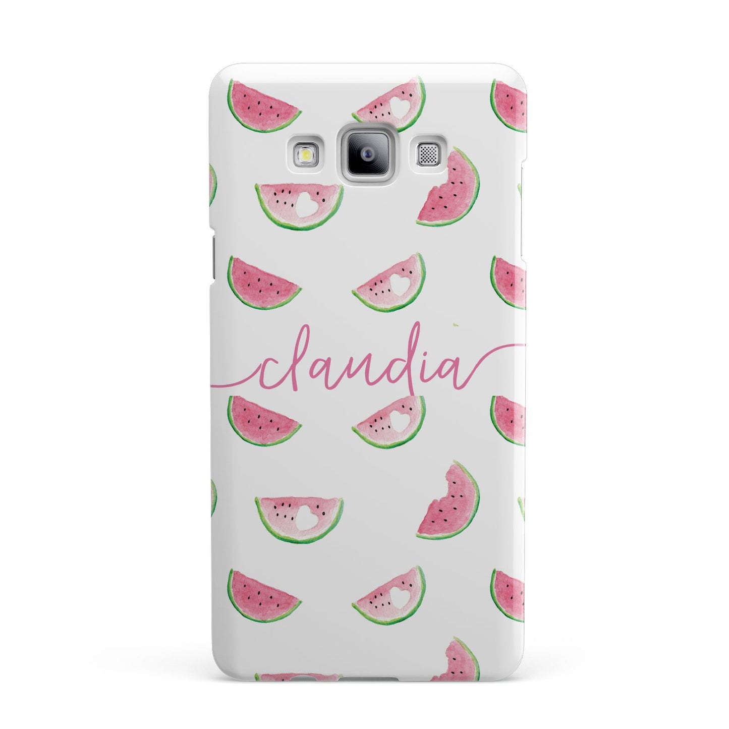 Personalised Transparent Watermelon Samsung Galaxy A7 2015 Case