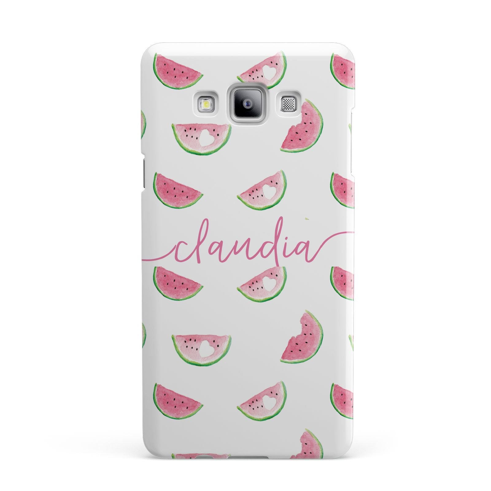Personalised Transparent Watermelon Samsung Galaxy A7 2015 Case