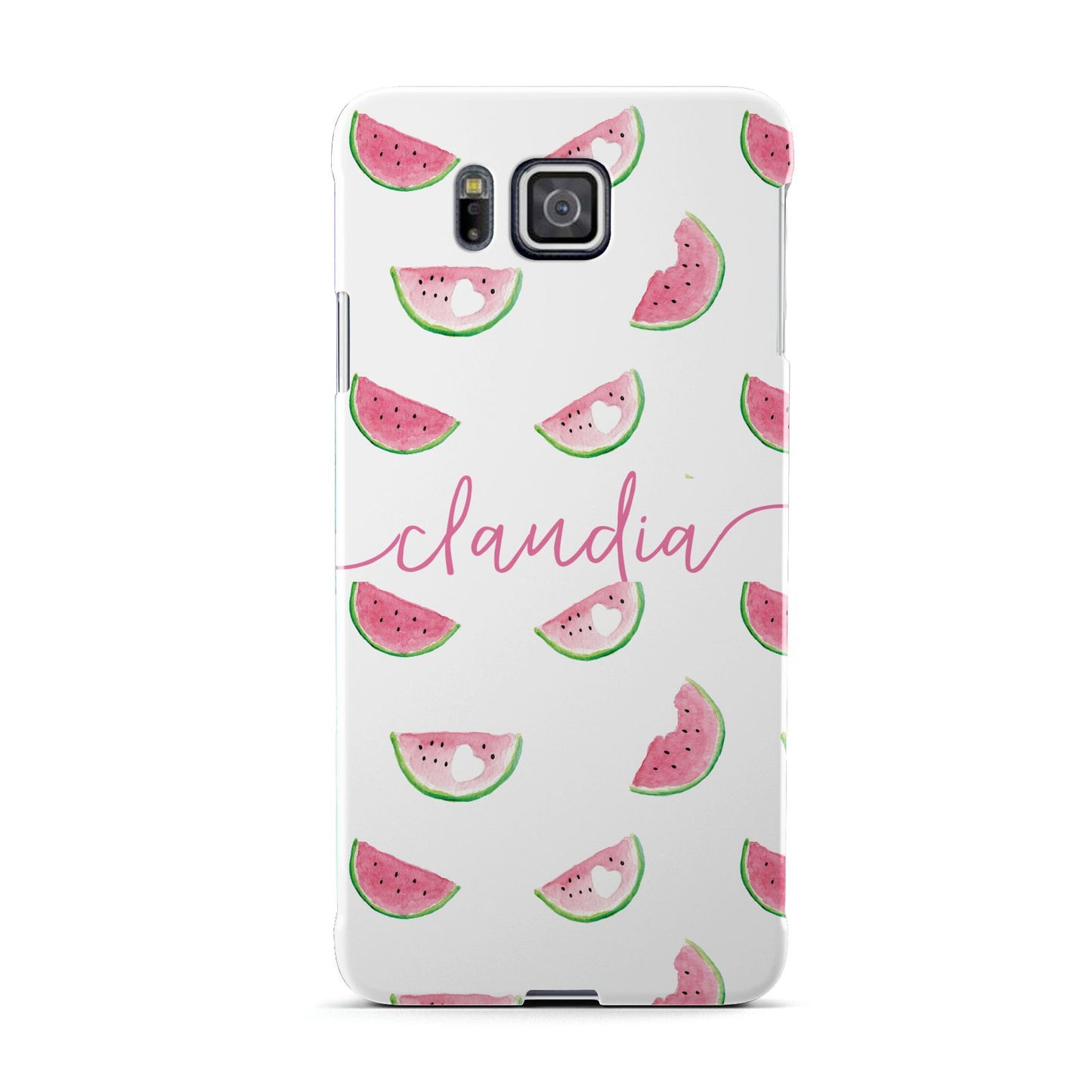 Personalised Transparent Watermelon Samsung Galaxy Alpha Case