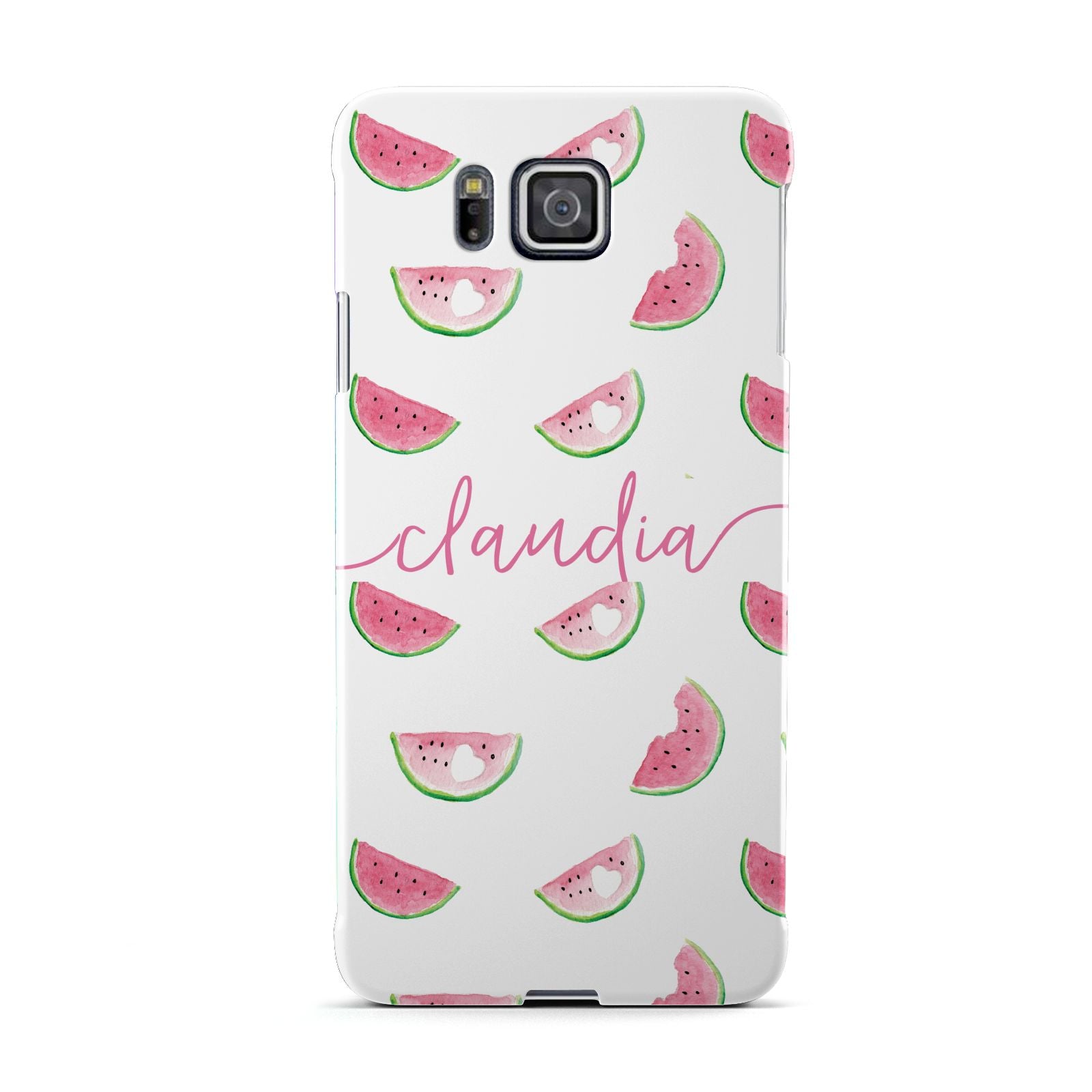 Personalised Transparent Watermelon Samsung Galaxy Alpha Case