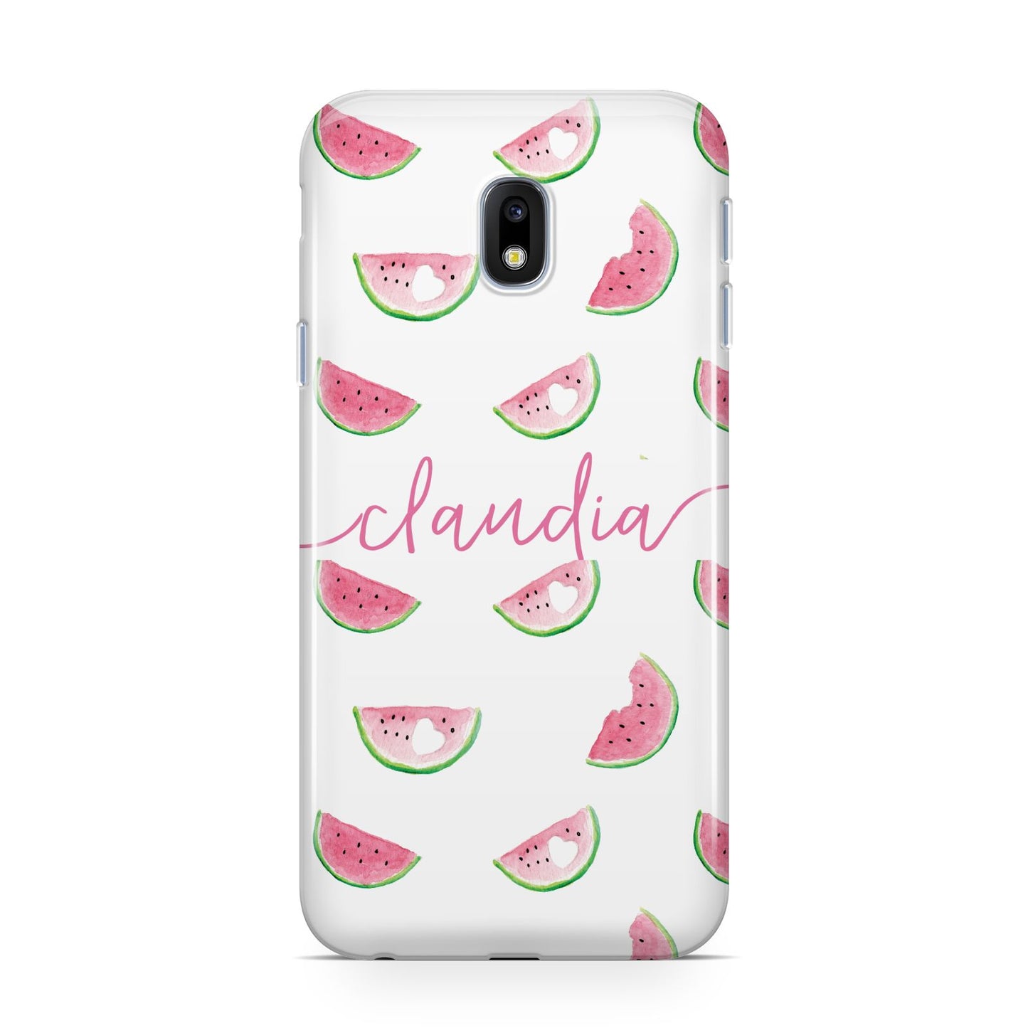 Personalised Transparent Watermelon Samsung Galaxy J3 2017 Case