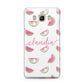 Personalised Transparent Watermelon Samsung Galaxy J5 2016 Case