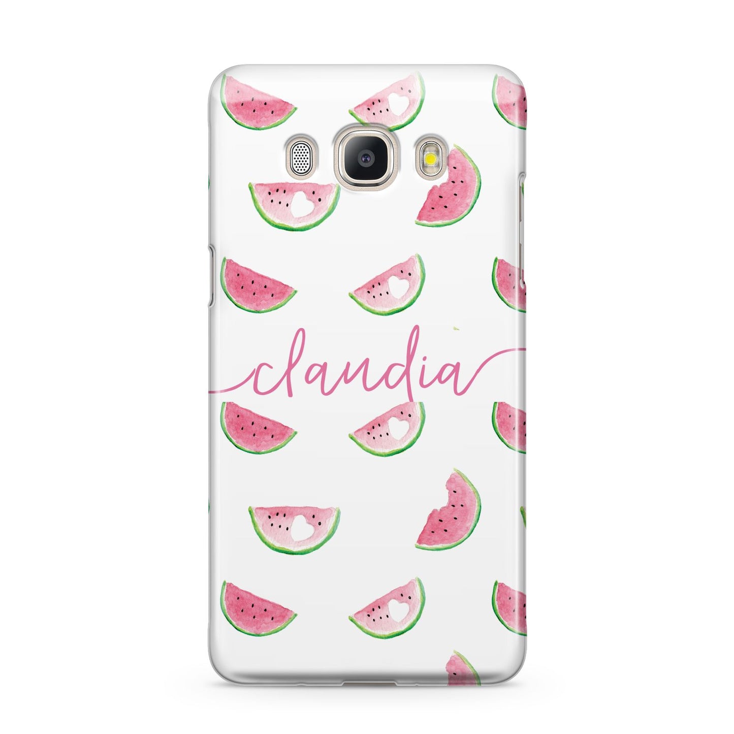 Personalised Transparent Watermelon Samsung Galaxy J5 2016 Case