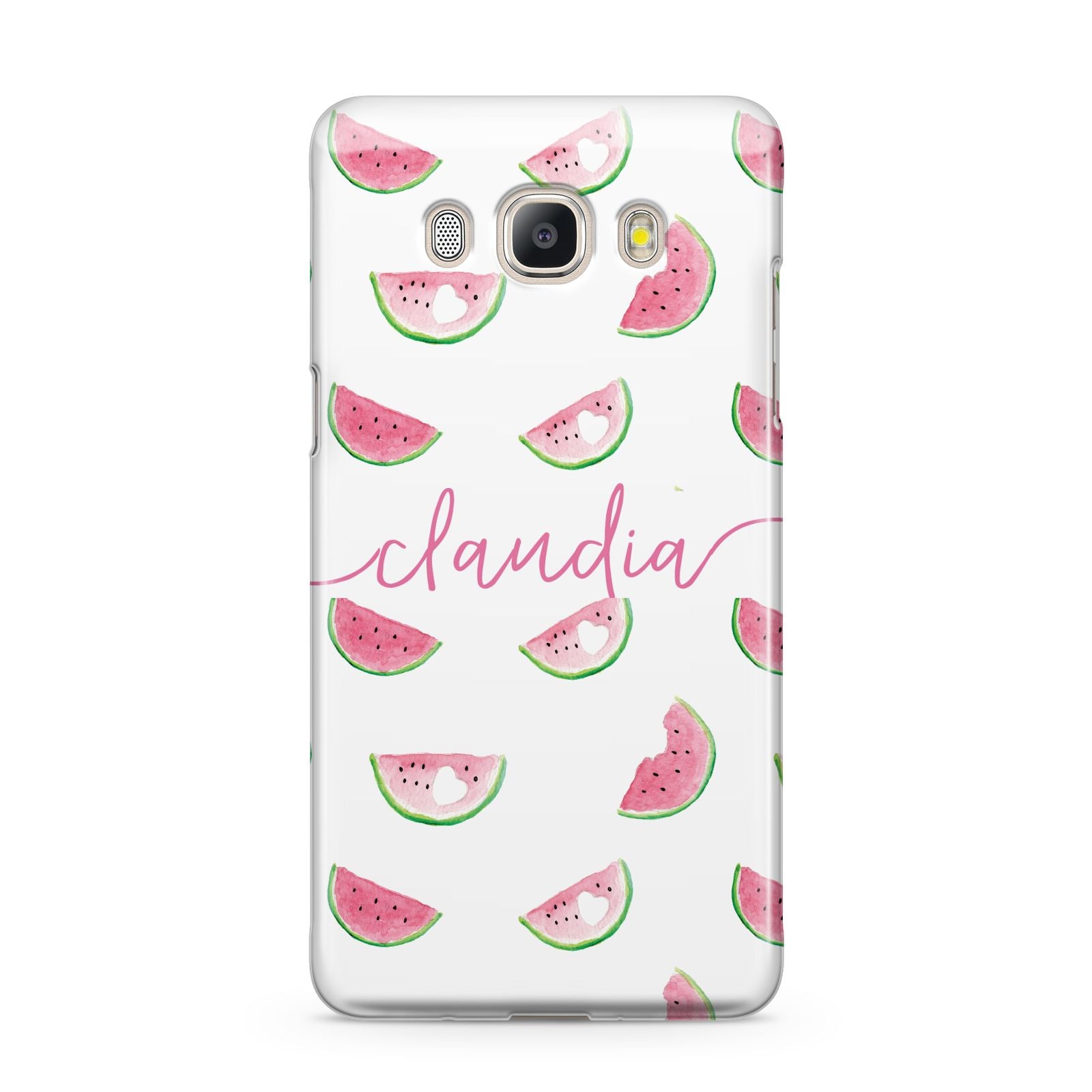 Personalised Transparent Watermelon Samsung Galaxy J5 2016 Case