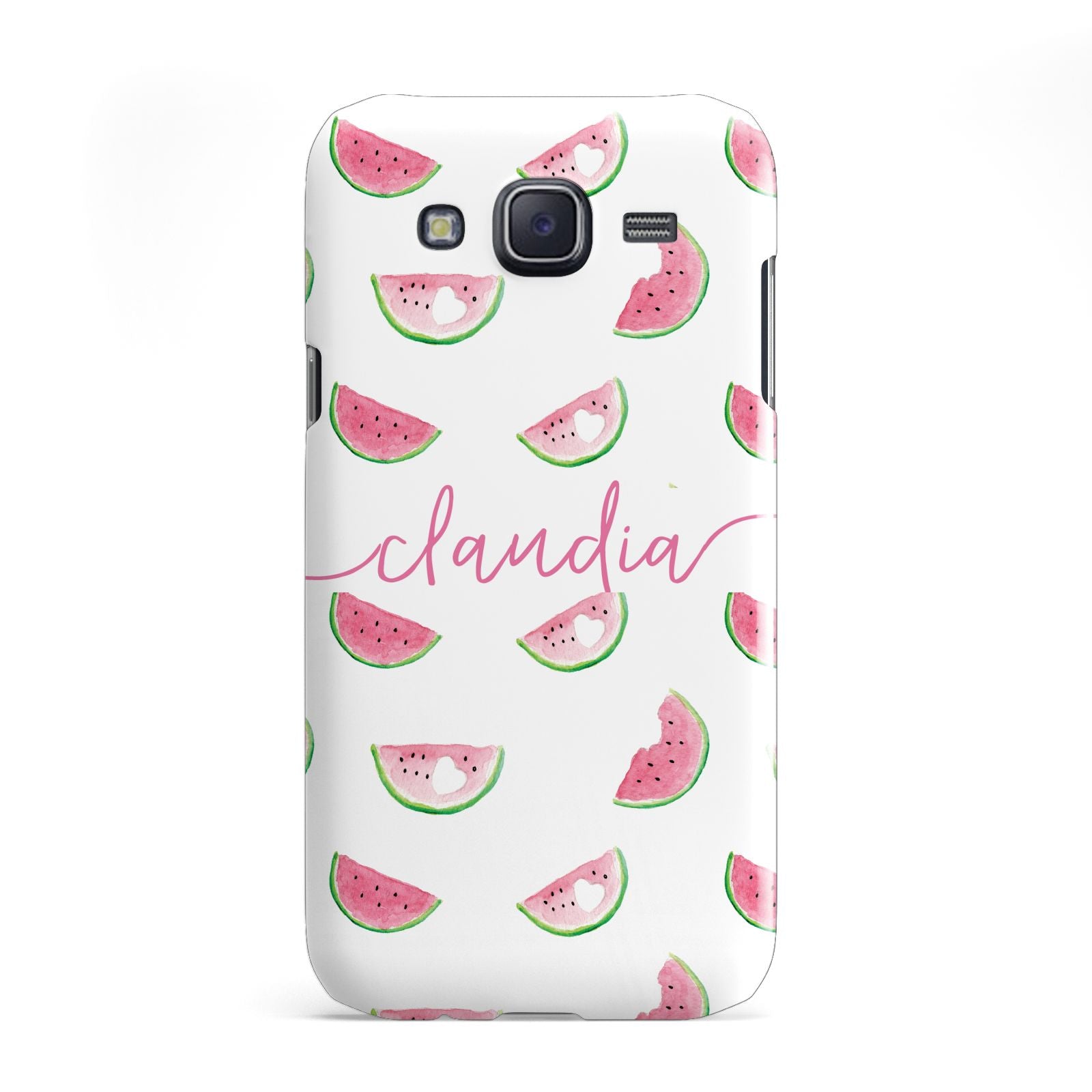 Personalised Transparent Watermelon Samsung Galaxy J5 Case