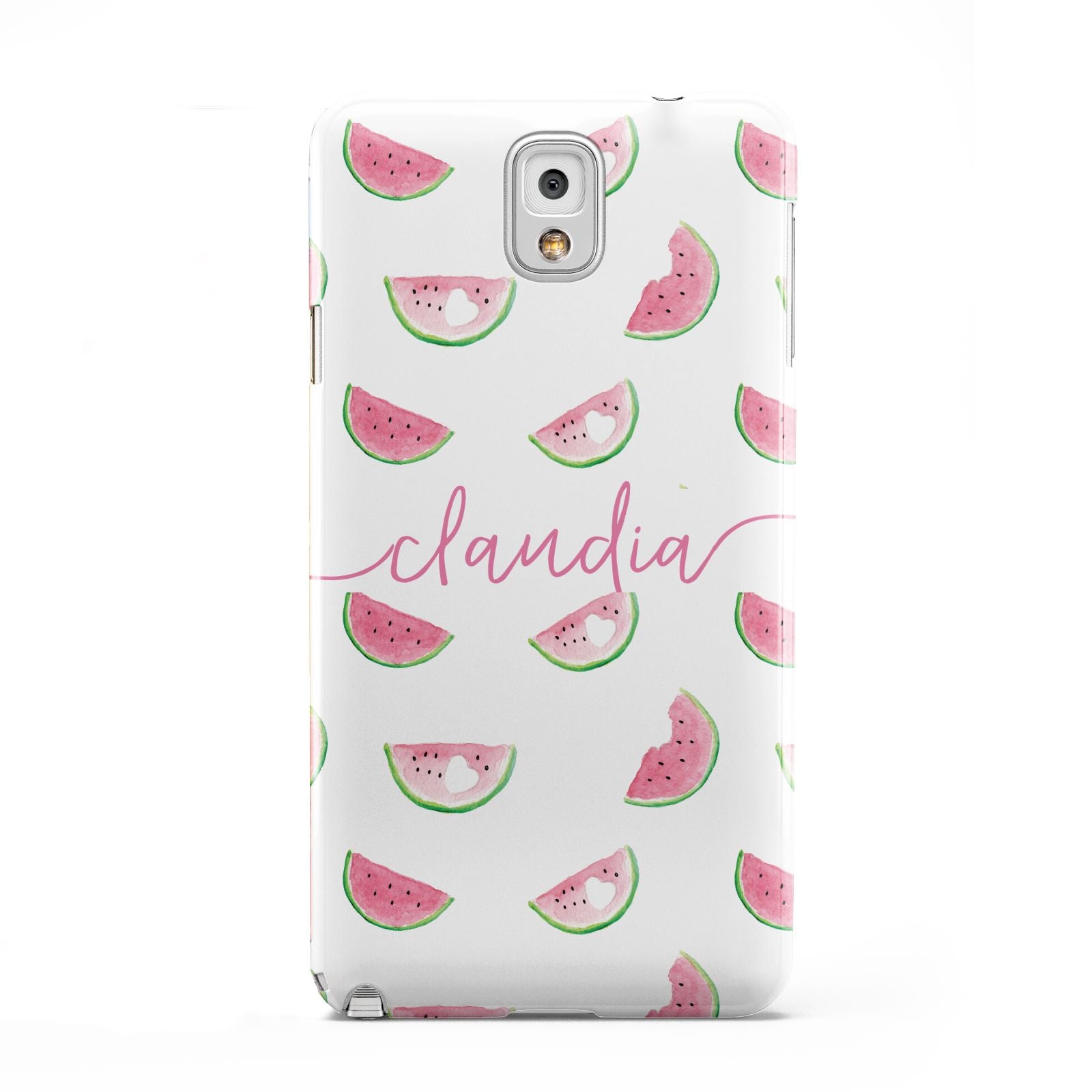 Personalised Transparent Watermelon Samsung Galaxy Note 3 Case
