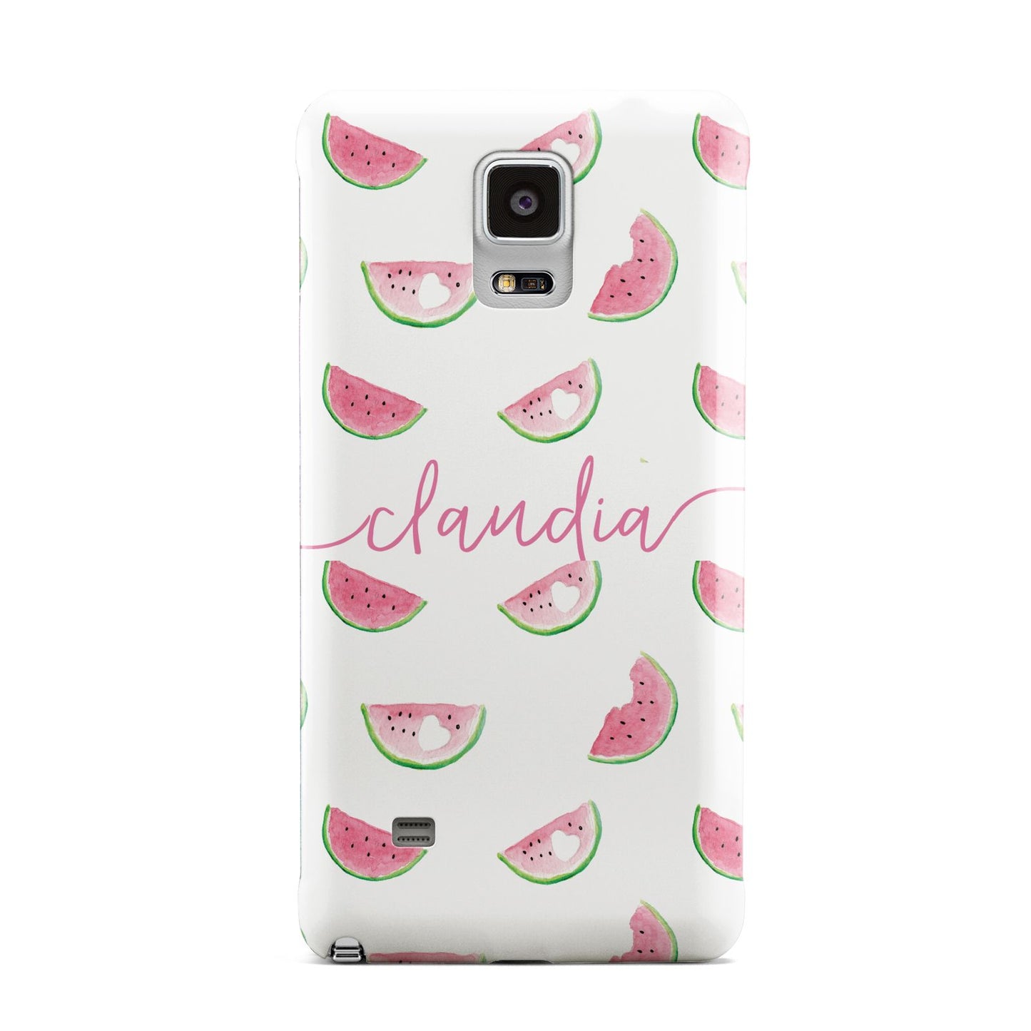 Personalised Transparent Watermelon Samsung Galaxy Note 4 Case