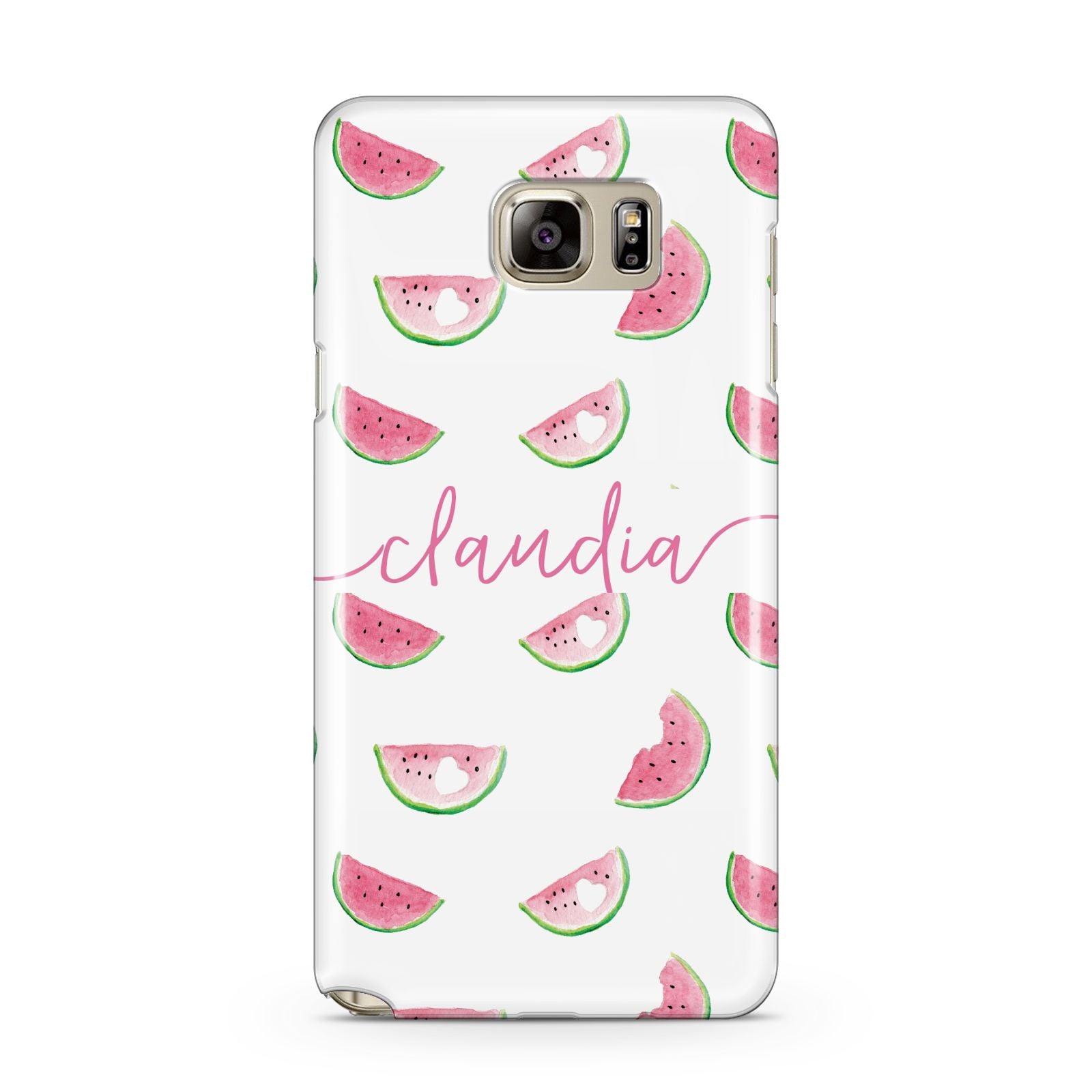 Personalised Transparent Watermelon Samsung Galaxy Note 5 Case