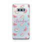 Personalised Transparent Watermelon Samsung Galaxy S10E Case