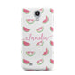Personalised Transparent Watermelon Samsung Galaxy S4 Case