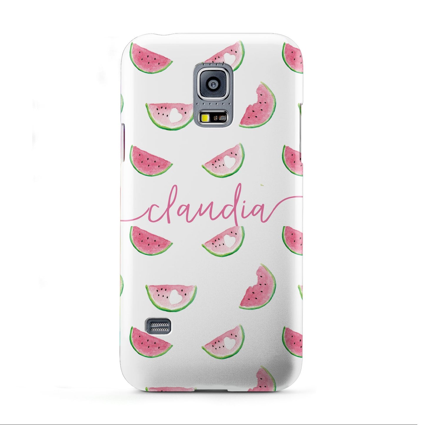 Personalised Transparent Watermelon Samsung Galaxy S5 Mini Case