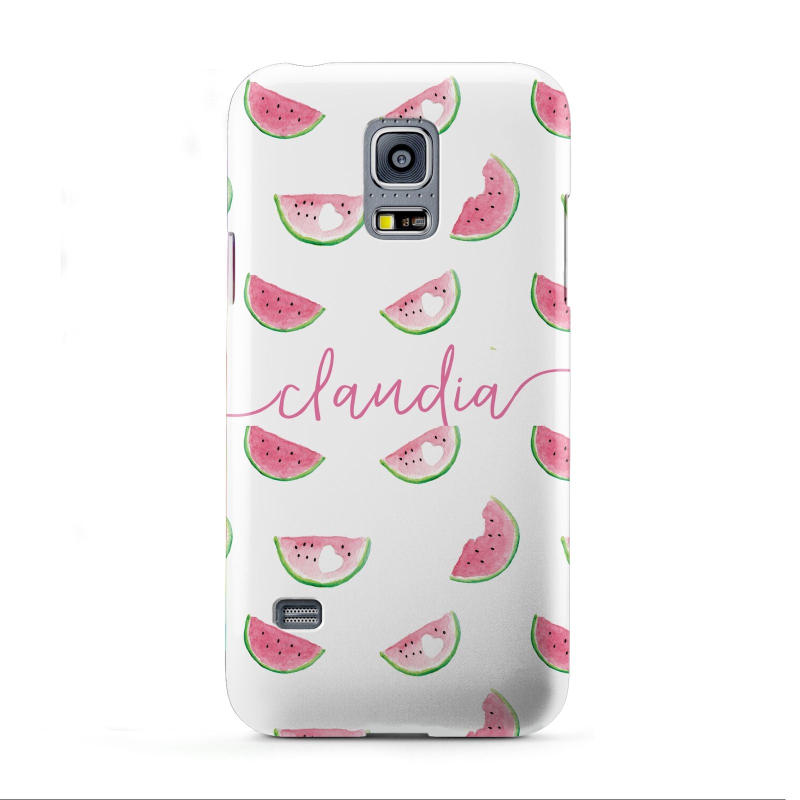 Personalised Transparent Watermelon Samsung Galaxy S5 Mini Case
