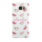 Personalised Transparent Watermelon Samsung Galaxy S7 Edge Case
