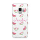 Personalised Transparent Watermelon Samsung Galaxy S9 Case