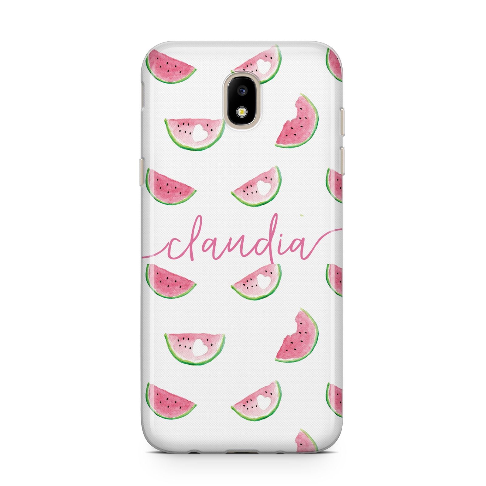Personalised Transparent Watermelon Samsung J5 2017 Case