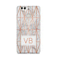 Personalised Triangular Marble Initials Huawei P9 Case