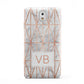Personalised Triangular Marble Initials Samsung Galaxy Note 3 Case