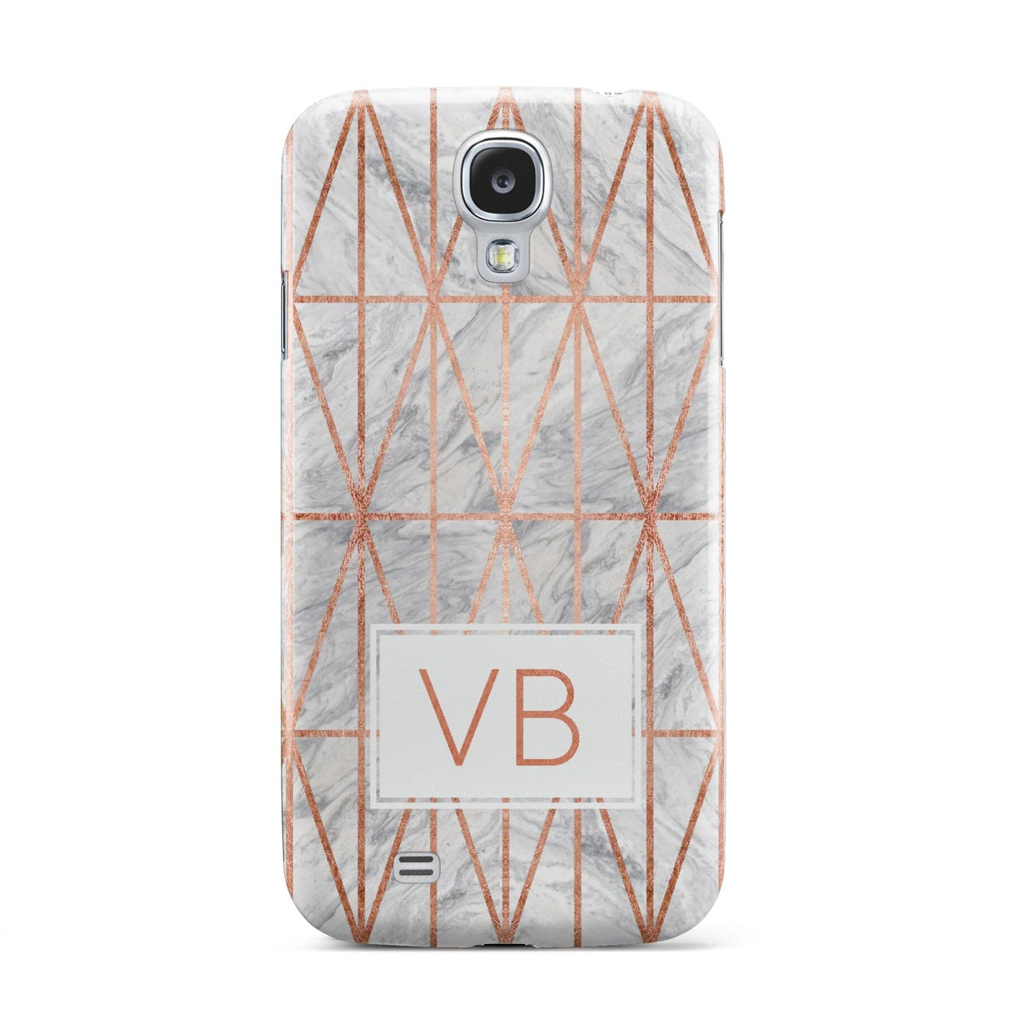 Personalised Triangular Marble Initials Samsung Galaxy S4 Case