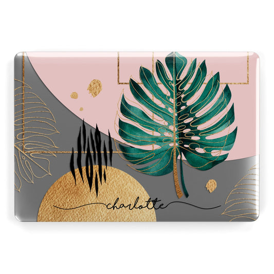 Personalised Tropical Fan Leaf Apple MacBook Case