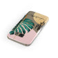 Personalised Tropical Fan Leaf Samsung Galaxy Case Front Close Up