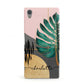 Personalised Tropical Fan Leaf Sony Xperia Case