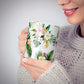 Personalised Tropical Floral Pink 10oz Mug Alternative Image 6