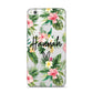 Personalised Tropical Floral Pink Huawei P8 Lite Case