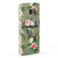 Personalised Tropical Floral Pink Samsung Galaxy Case Fourty Five Degrees