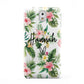Personalised Tropical Floral Pink Samsung Galaxy Note 3 Case