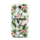 Personalised Tropical Floral Pink Samsung Galaxy S4 Case