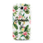 Personalised Tropical Floral Pink Samsung Galaxy S4 Mini Case