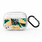 Personalised Tropical Gold AirPods Pro Glitter Case