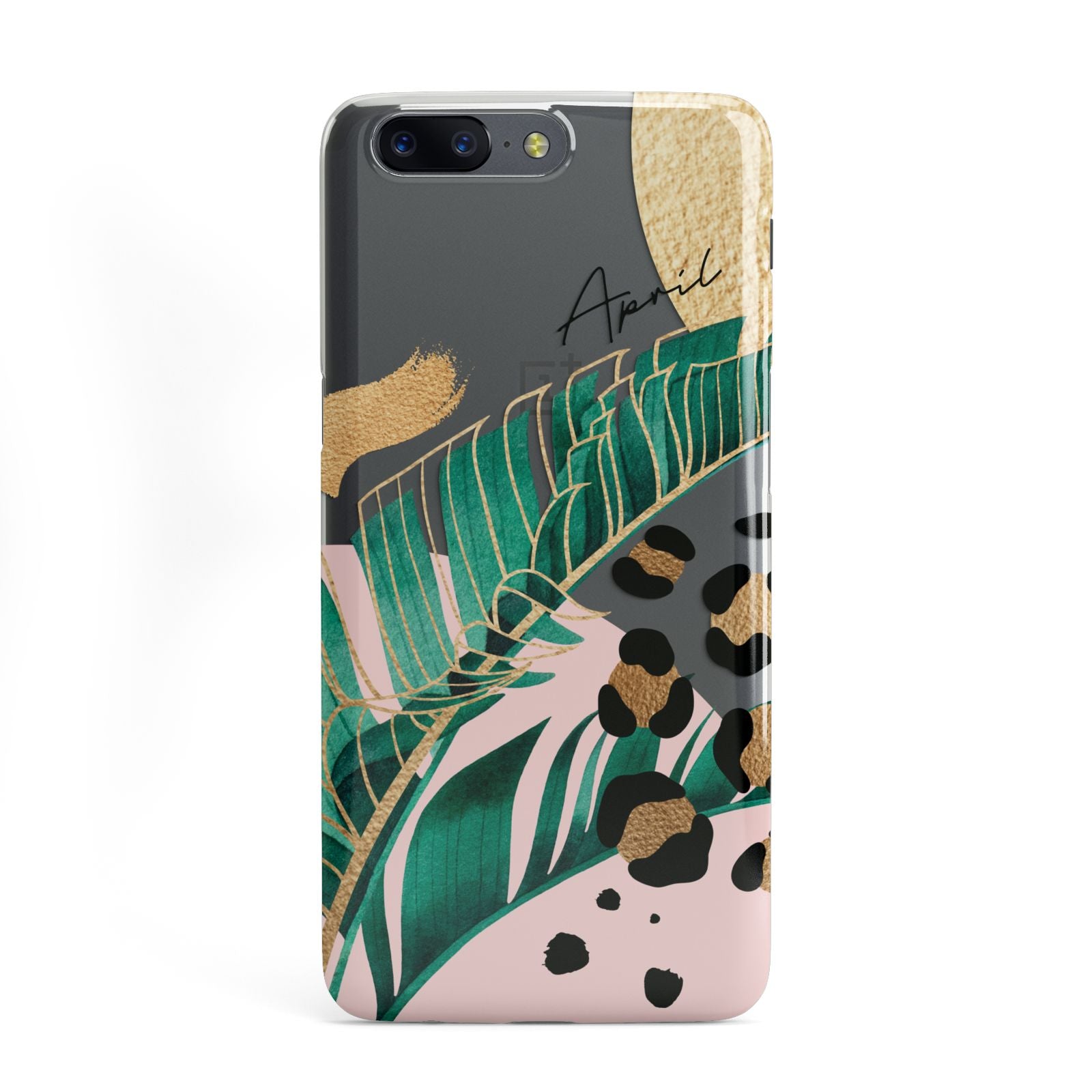 Personalised Tropical Gold OnePlus Case