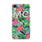 Personalised Tropical Green Leaves Flamingo Apple iPhone XR White 3D Snap Case