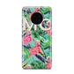Personalised Tropical Green Leaves Flamingo Huawei Mate 30