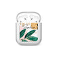Personalised Tropical Leaf AirPods Case
