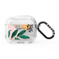 Personalised Tropical Leaf AirPods Glitter Case 3rd Gen