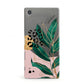 Personalised Tropical Leaf Sony Xperia Case