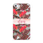 Personalised Tropical Orchid Floral Apple iPhone 5 Case