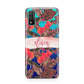 Personalised Tropical Orchid Floral Huawei P Smart 2020