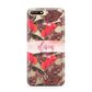 Personalised Tropical Orchid Floral Huawei Y6 2018