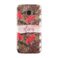 Personalised Tropical Orchid Floral Samsung Galaxy Case