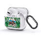 Personalised Tropical Photo Text AirPods Glitter Case 3rd Gen Side Image
