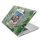 Personalised Tropical Photo Text Apple MacBook Case Side View