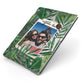 Personalised Tropical Photo Text Apple iPad Case on Grey iPad Side View